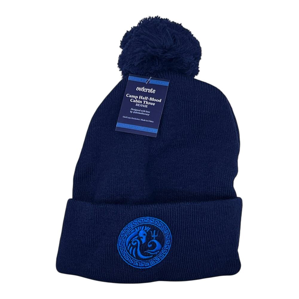 OwlCrate Percy Jackson Inspired Beanie - Rick Riordan December 2025 YA Box Item